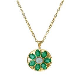 Green Oasis Pendant LA Muse Gems at LA Muse